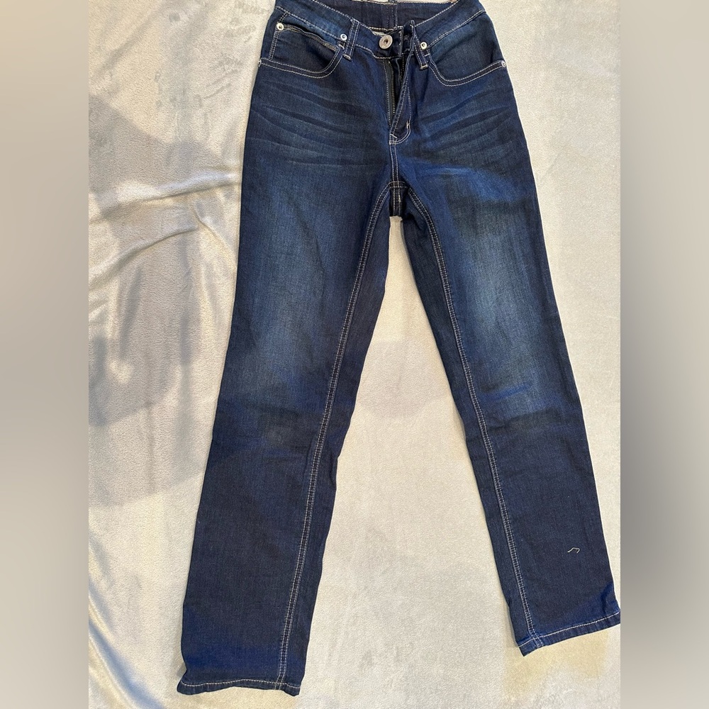 HUDSON Girls Size 12 Blue Straight Leg Jeans